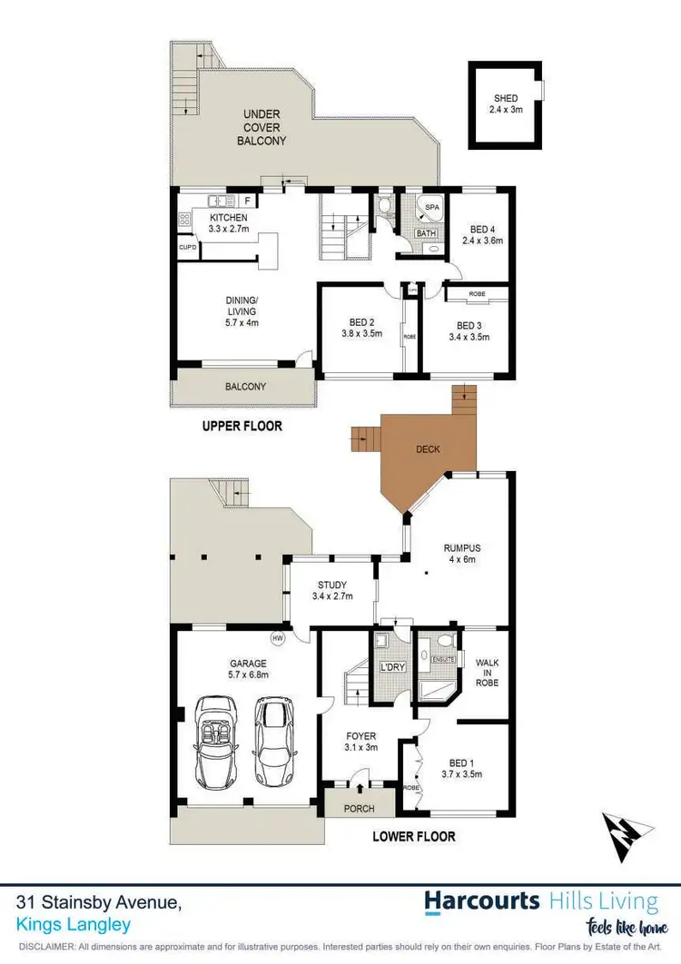 Floorplan of Homely house listing, 31 Stainsby Avenue, Kings Langley NSW 2147