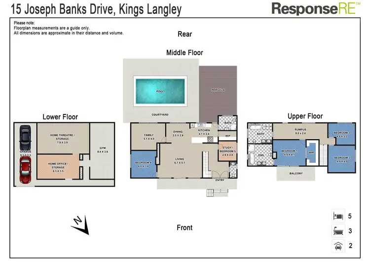 Floorplan of Homely house listing, 15 Joseph Banks Drive, Kings Langley NSW 2147