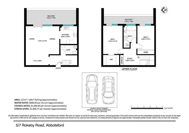 Floorplan of Homely townhouse listing, 5/7 Rokeby Road, Abbotsford NSW 2046