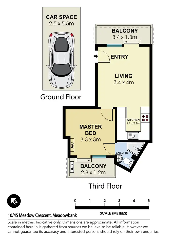 Floorplan of Homely apartment listing, 10/45 Meadow Crescent, Meadowbank NSW 2114