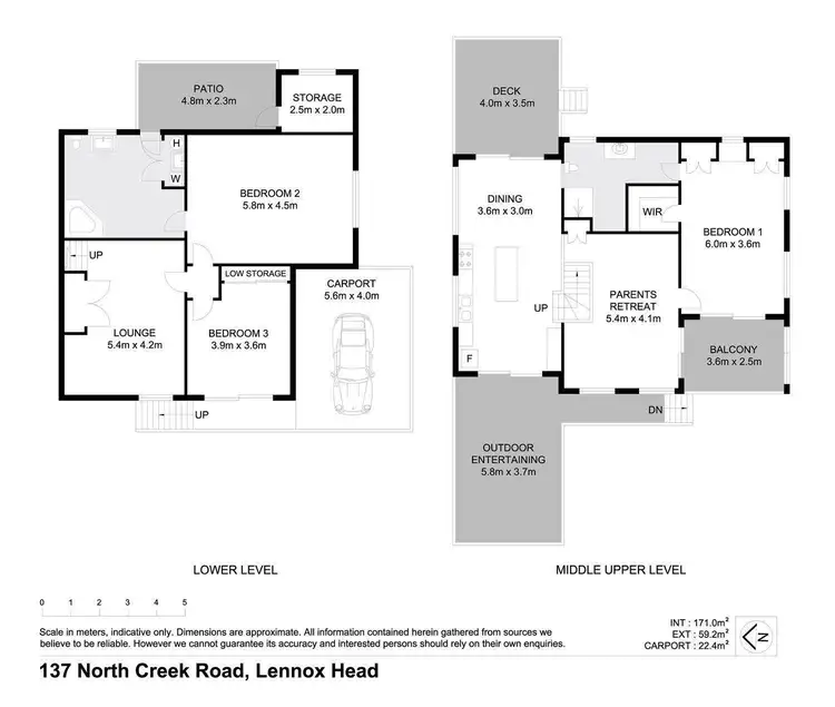 Floorplan of Homely house listing, 137 North Creek Road, Lennox Head NSW 2478