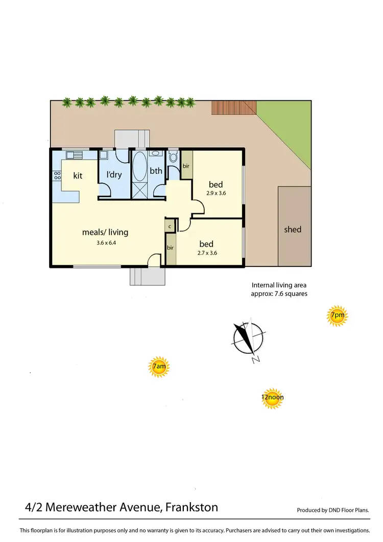 Floorplan of Homely house listing, 4/2 Mereweather Avenue, Frankston VIC 3199