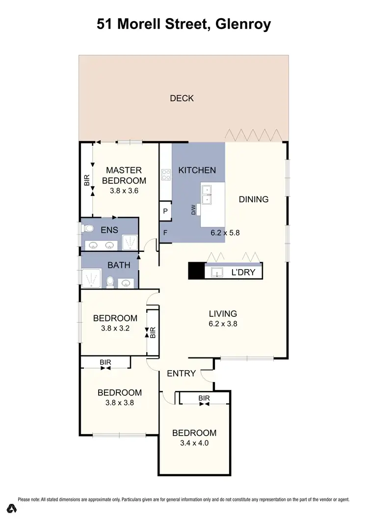 Floorplan of Homely house listing, 51 Morell Street, Glenroy VIC 3046