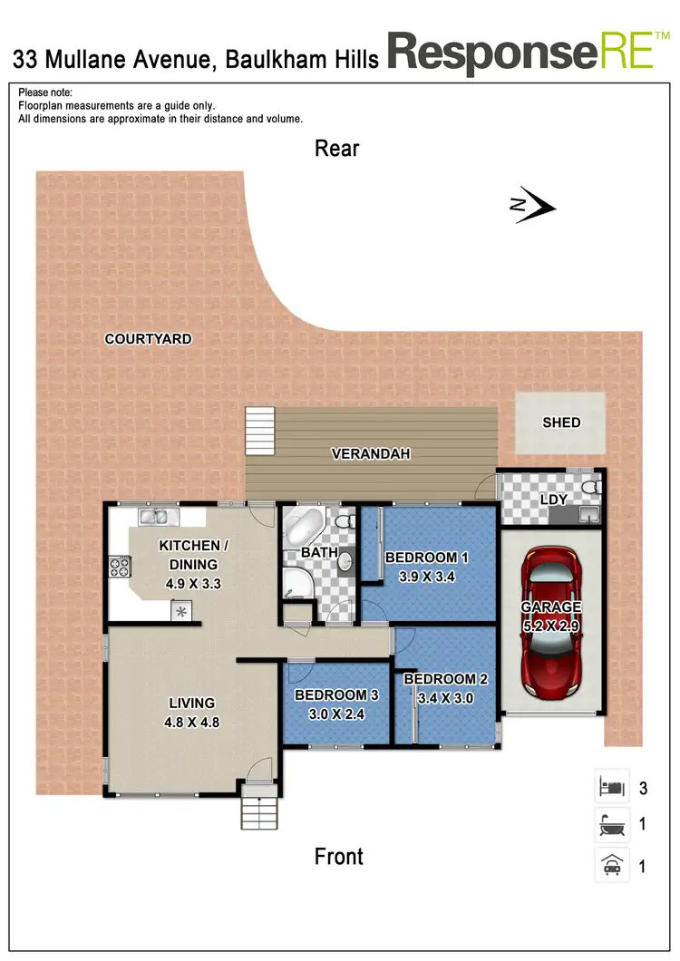 Floorplan of Homely house listing, 33 Mullane Avenue, Baulkham Hills NSW 2153