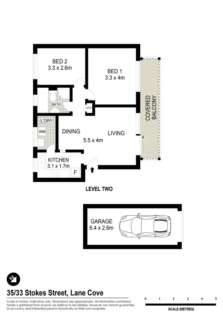 Floorplan of Homely apartment listing, 35/33 Stokes Street, Lane Cove NSW 2066