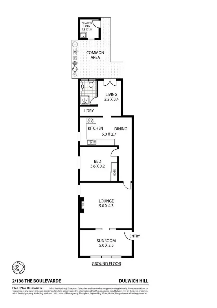 Floorplan of Homely apartment listing, 2/138 The Boulevarde, Dulwich Hill NSW 2203