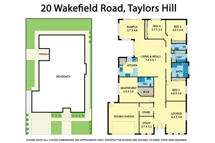 Floorplan of Homely house listing, 20 Wakefield Road, Taylors Hill VIC 3037