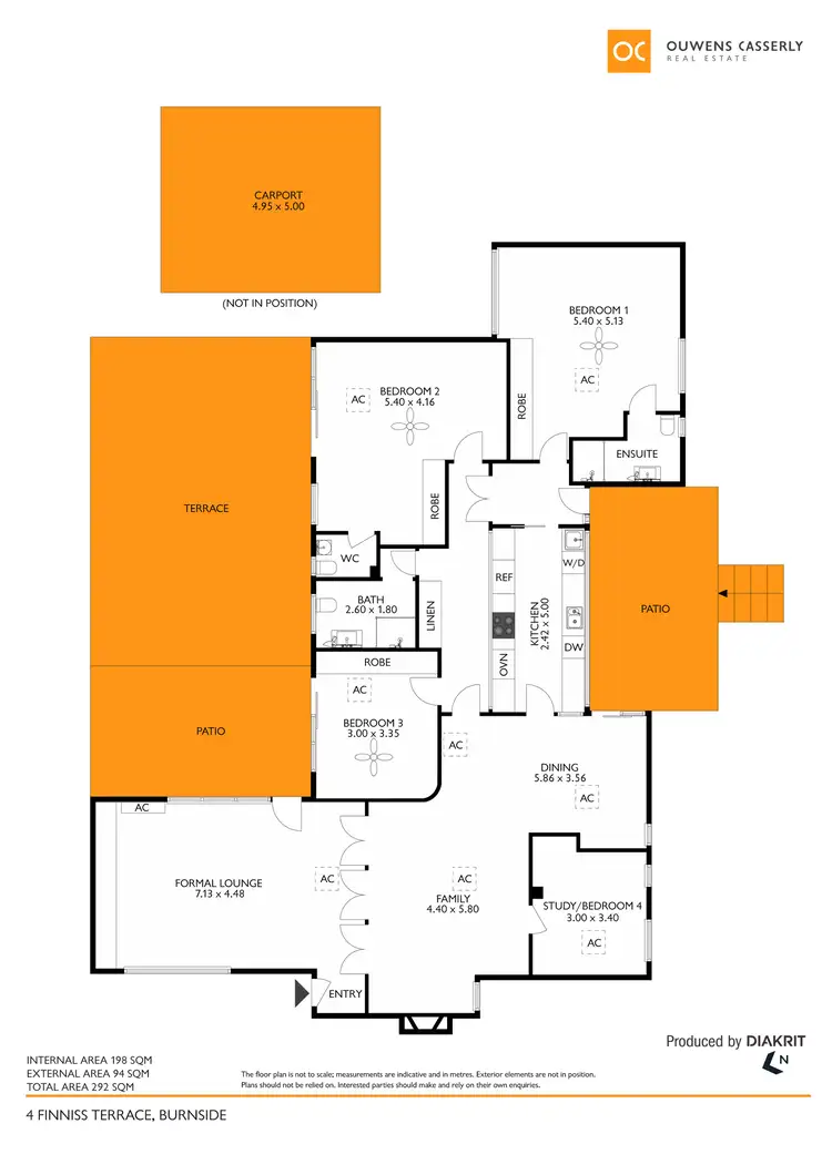Floorplan of Homely house listing, 4 Finniss Terrace, Burnside SA 5066