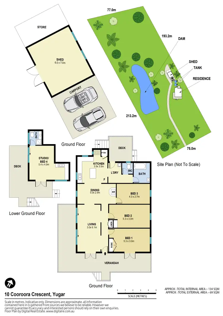 Floorplan of Homely house listing, 10 Cooroora Crescent, Yugar QLD 4520