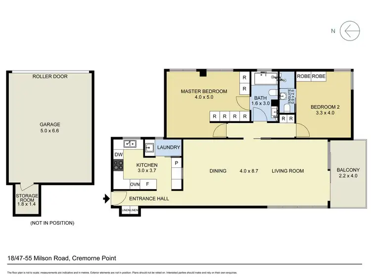 Floorplan of Homely apartment listing, 18/47-55 Milson Road, Cremorne Point NSW 2090