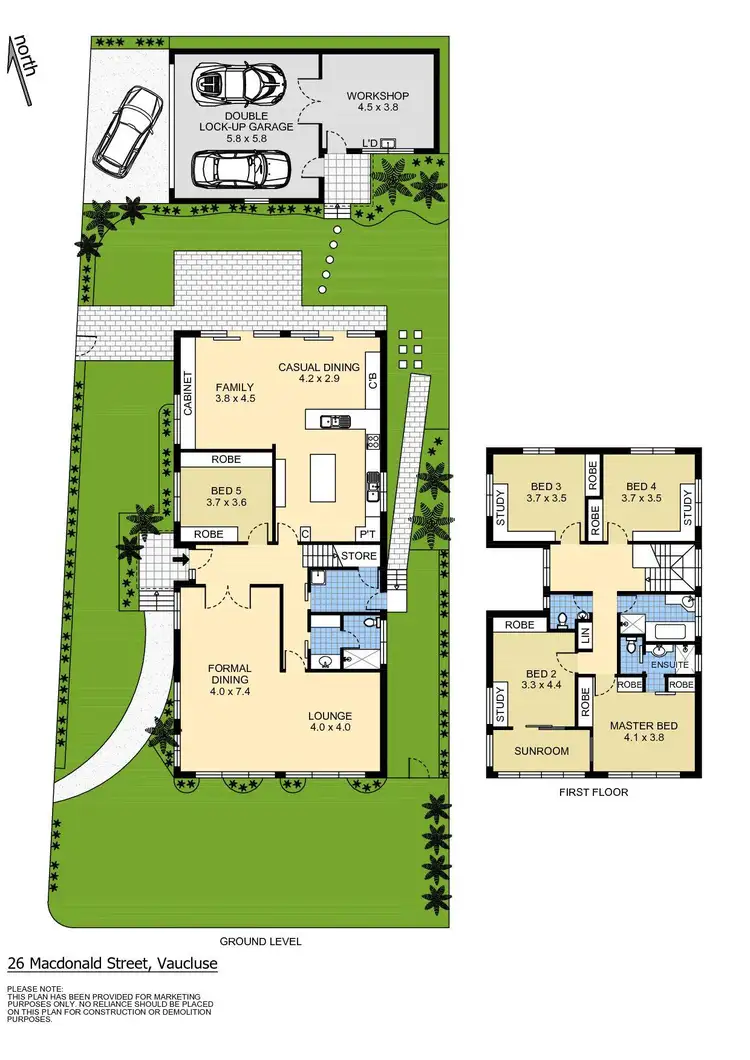 Floorplan of Homely house listing, 26 Macdonald Street, Vaucluse NSW 2030
