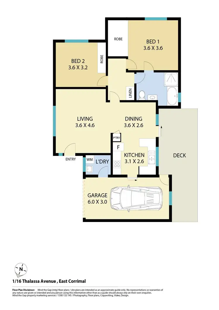 Floorplan of Homely villa listing, 1/16 Thalassa Avenue, East Corrimal NSW 2518