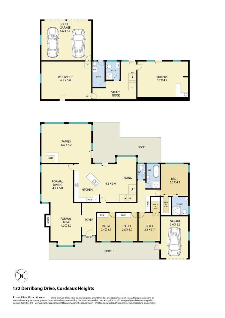 Floorplan of Homely house listing, 132 Derribong Drive, Cordeaux Heights NSW 2526