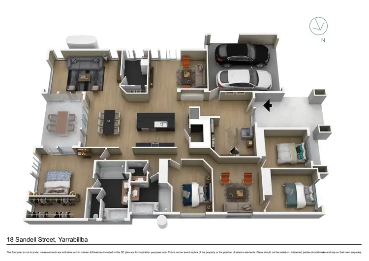 Floorplan of Homely house listing, 18 Sandell Street, Yarrabilba QLD 4207