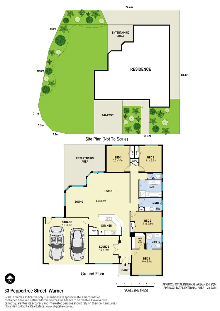 Floorplan of Homely house listing, 33 Peppertree Street, Warner QLD 4500