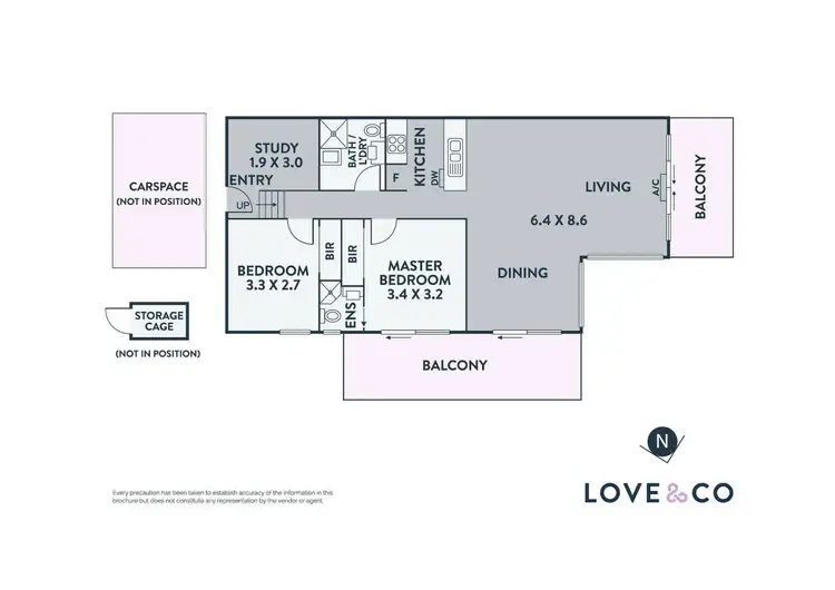 Floorplan of Homely apartment listing, 13/297 Plenty Road, Preston VIC 3072