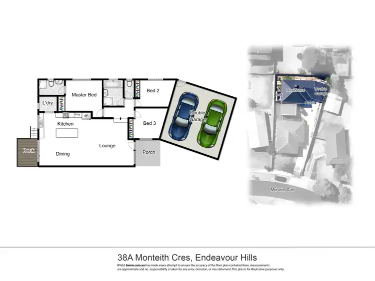 Floorplan of Homely house listing, 38A Monteith Crescent, Endeavour Hills VIC 3802