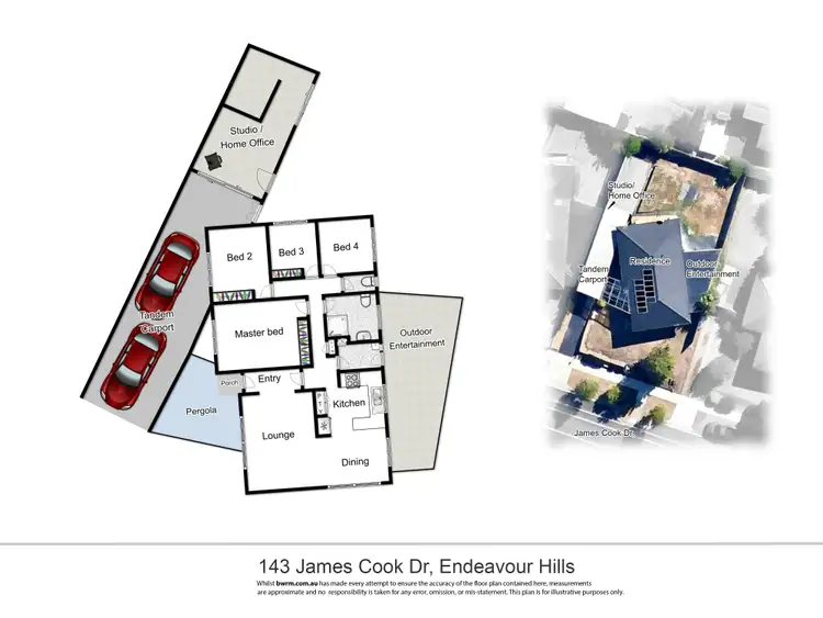 Floorplan of Homely house listing, 143 James Cook Drive, Endeavour Hills VIC 3802