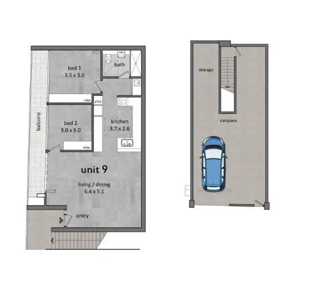 Floorplan of Homely apartment listing, 9 William Lane, Alexandria NSW 2015