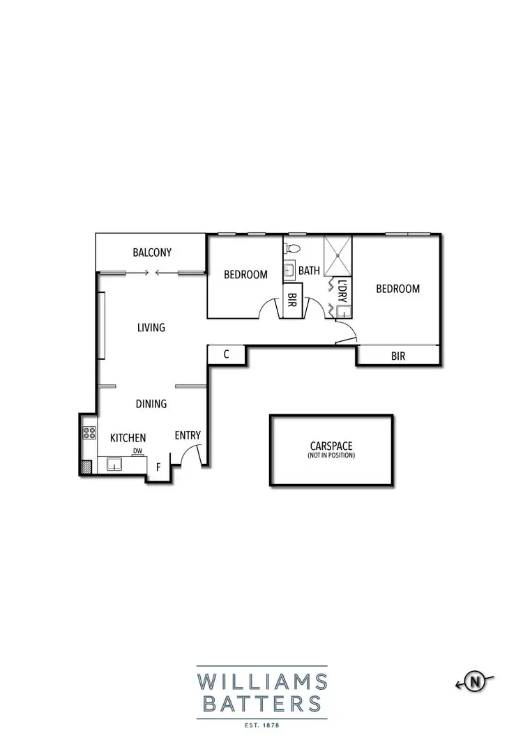 Floorplan of Homely apartment listing, 308/800 Chapel Street, South Yarra VIC 3141
