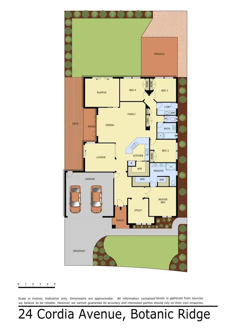 Floorplan of Homely house listing, 24 Cordia Avenue, Botanic Ridge VIC 3977
