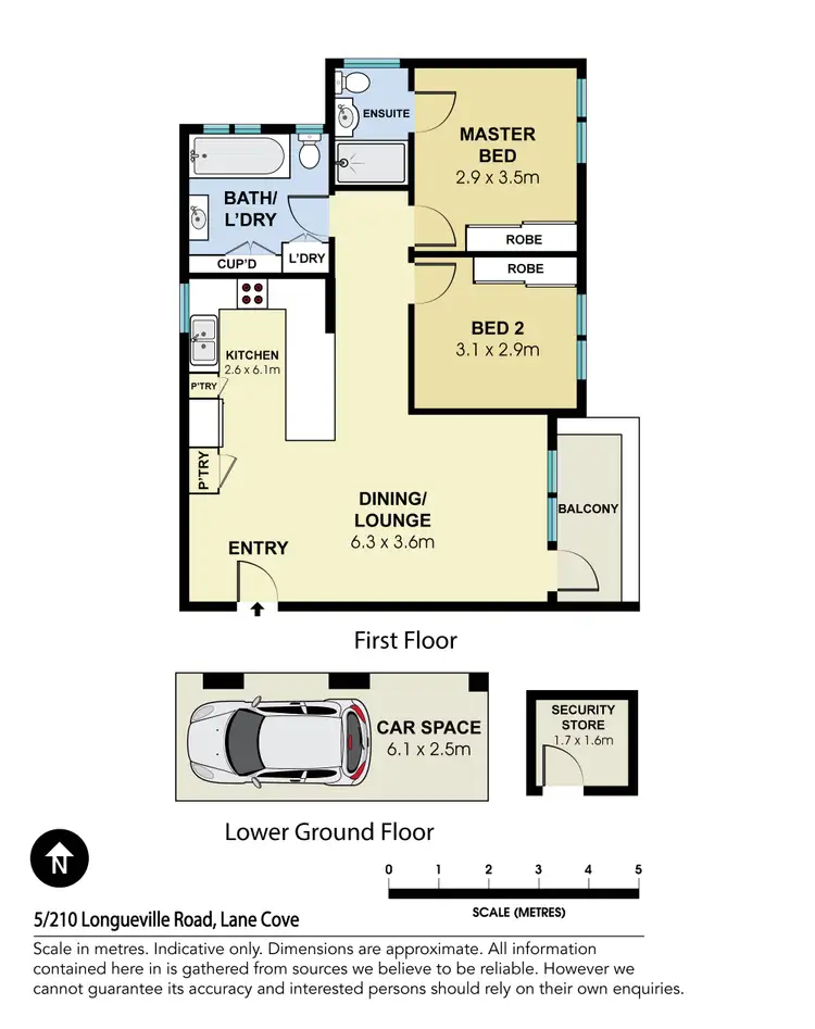 Floorplan of Homely apartment listing, 5/210 Longueville Road, Lane Cove NSW 2066