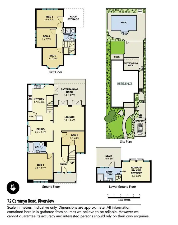Floorplan of Homely house listing, 72 Carranya Road, Riverview NSW 2066