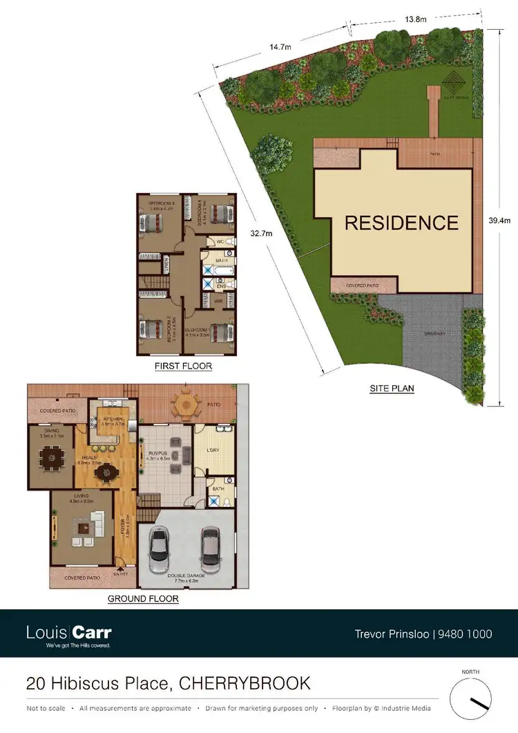 Floorplan of Homely house listing, 20 Hibiscus Place, Cherrybrook NSW 2126