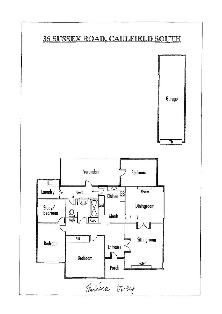 Floorplan of Homely house listing, 35 Sussex Road, Caulfield South VIC 3162
