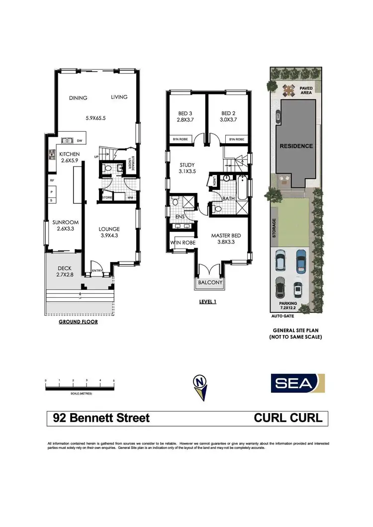 Floorplan of Homely house listing, 92 Bennett Street, Curl Curl NSW 2096