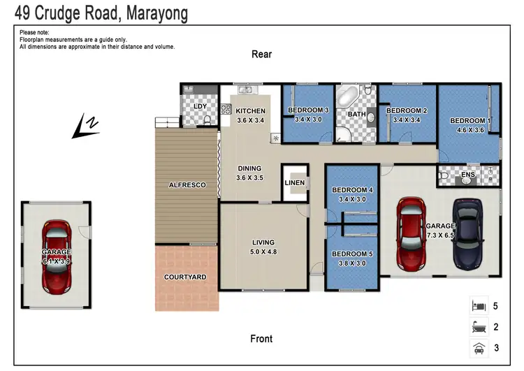 Floorplan of Homely house listing, 49 Crudge Road, Marayong NSW 2148