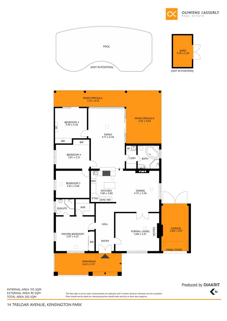 Floorplan of Homely house listing, 14 Treloar Avenue, Kensington Park SA 5068