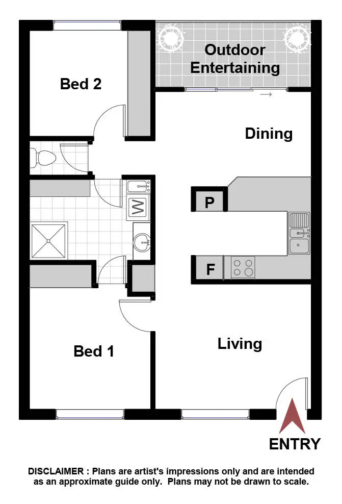 Floorplan of Homely apartment listing, 9/1 Waddell Place, Curtin ACT 2605