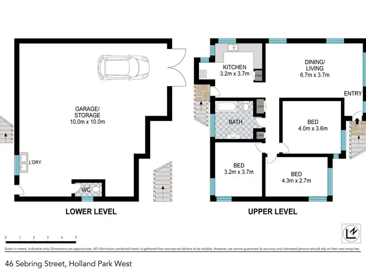 Floorplan of Homely house listing, 46 Sebring Street, Holland Park West QLD 4121