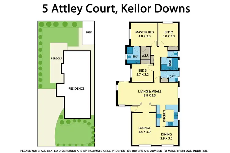 Floorplan of Homely house listing, 5 Attley Court, Keilor Downs VIC 3038