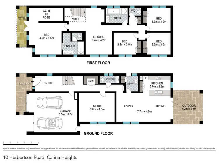Floorplan of Homely house listing, 10 Herbertson Road, Carina Heights QLD 4152