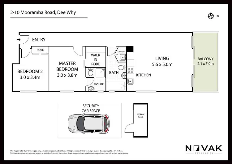 Floorplan of Homely apartment listing, 3203/2-10 Mooramba Road, Dee Why NSW 2099