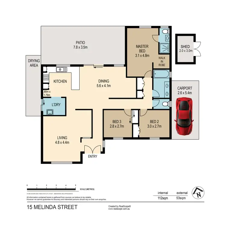 Floorplan of Homely house listing, 15 Melinda Street, Kenmore QLD 4069
