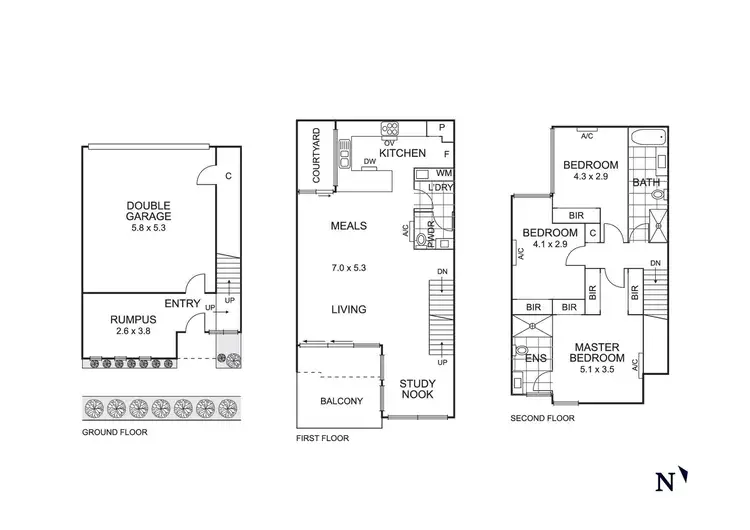 Floorplan of Homely unit listing, 7/116 Manningham Road, Bulleen VIC 3105