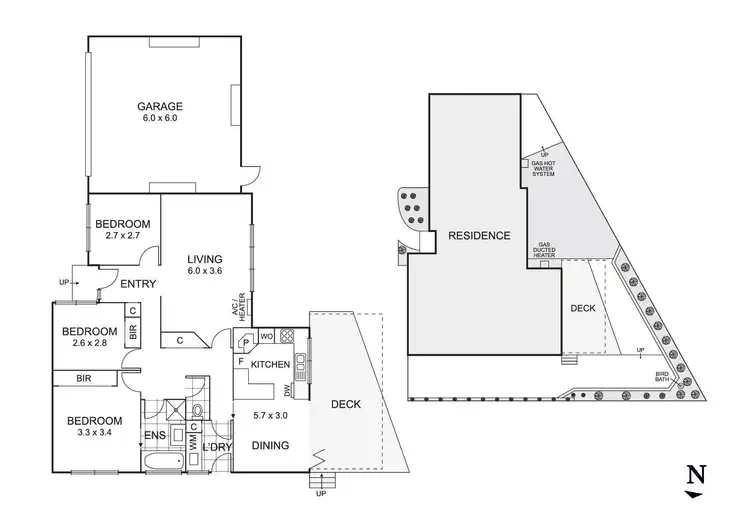 Floorplan of Homely unit listing, 2/21-23 Outhwaite Avenue, Doncaster VIC 3108
