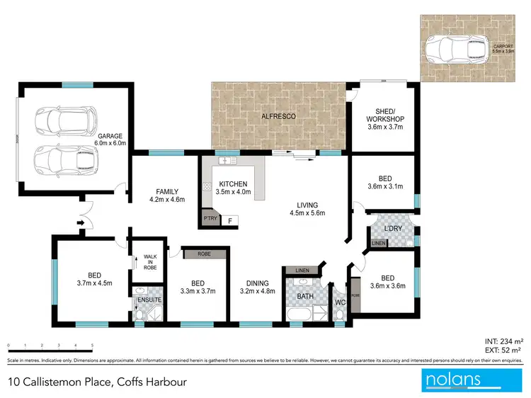 Floorplan of Homely house listing, 10 Callistemon Place, Coffs Harbour NSW 2450