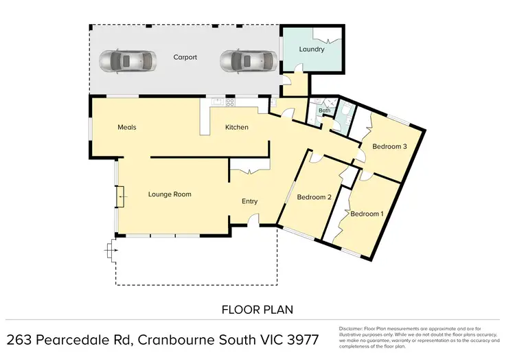Floorplan of Homely house listing, 263 Pearcedale Road, Cranbourne South VIC 3977