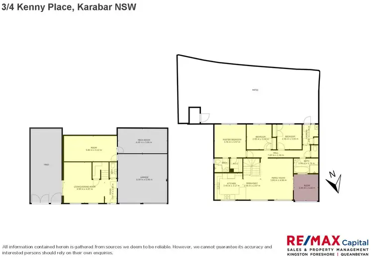 Floorplan of Homely townhouse listing, 3/4 Kenny Place, Queanbeyan NSW 2620