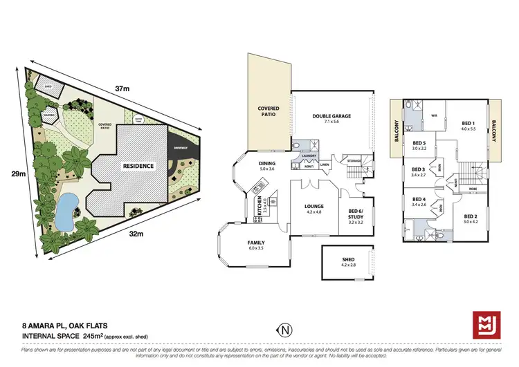 Floorplan of Homely house listing, 8 Amara Place, Oak Flats NSW 2529