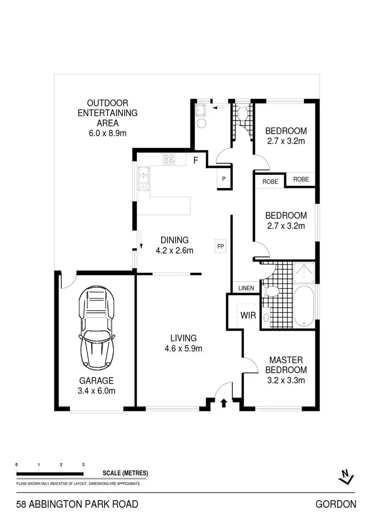 Floorplan of Homely rural property listing, 58 Abbington Park Road, Gordon VIC 3345