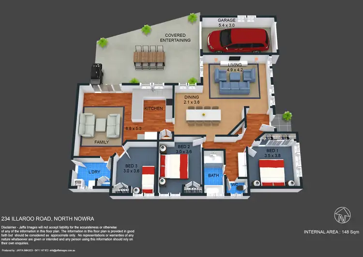 Floorplan of Homely house listing, 234 Illaroo Road, North Nowra NSW 2541