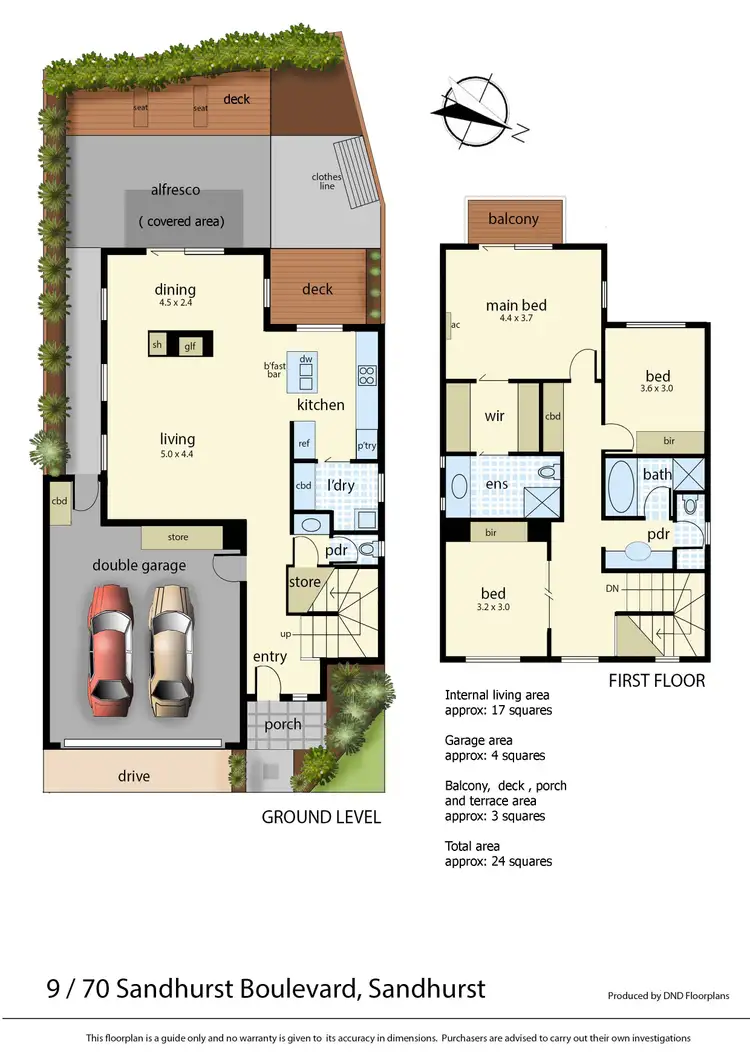 Floorplan of Homely townhouse listing, 9/70 Sandhurst Boulevard, Sandhurst VIC 3977