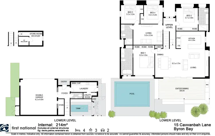 Floorplan of Homely house listing, 15 Cavvanbah Lane, Byron Bay NSW 2481