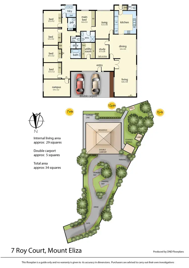 Floorplan of Homely house listing, 7 Roy Court, Mount Eliza VIC 3930