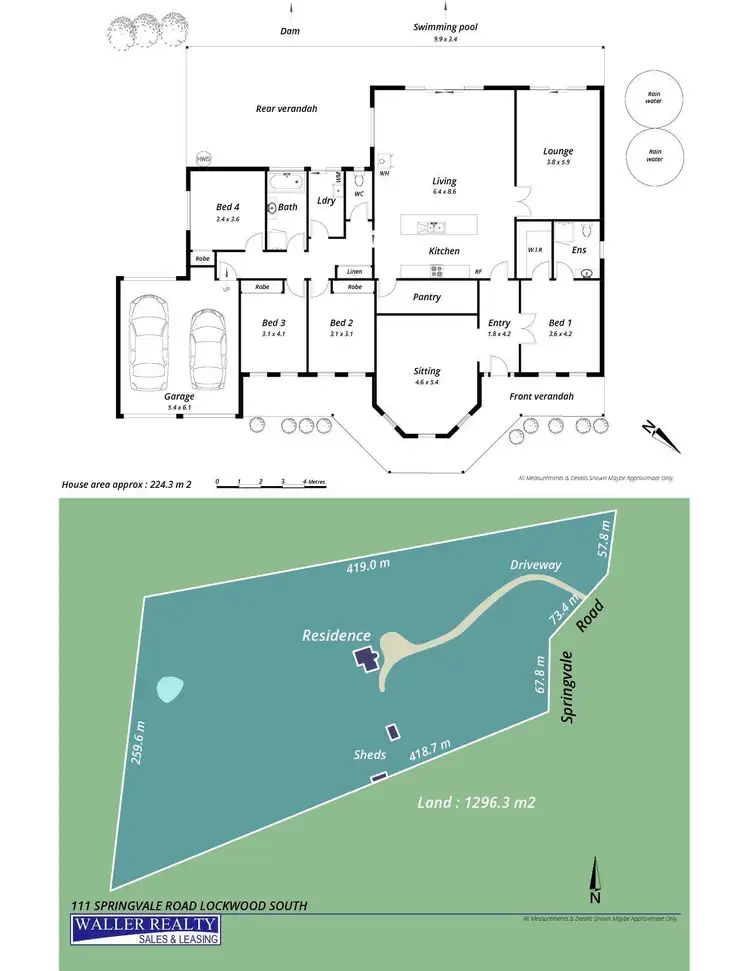 Floorplan of Homely house listing, 111 Springvale Road, Lockwood South VIC 3551